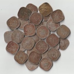 20 Coins Lot Of 2 Anna George VI King Emperor British India Coinage