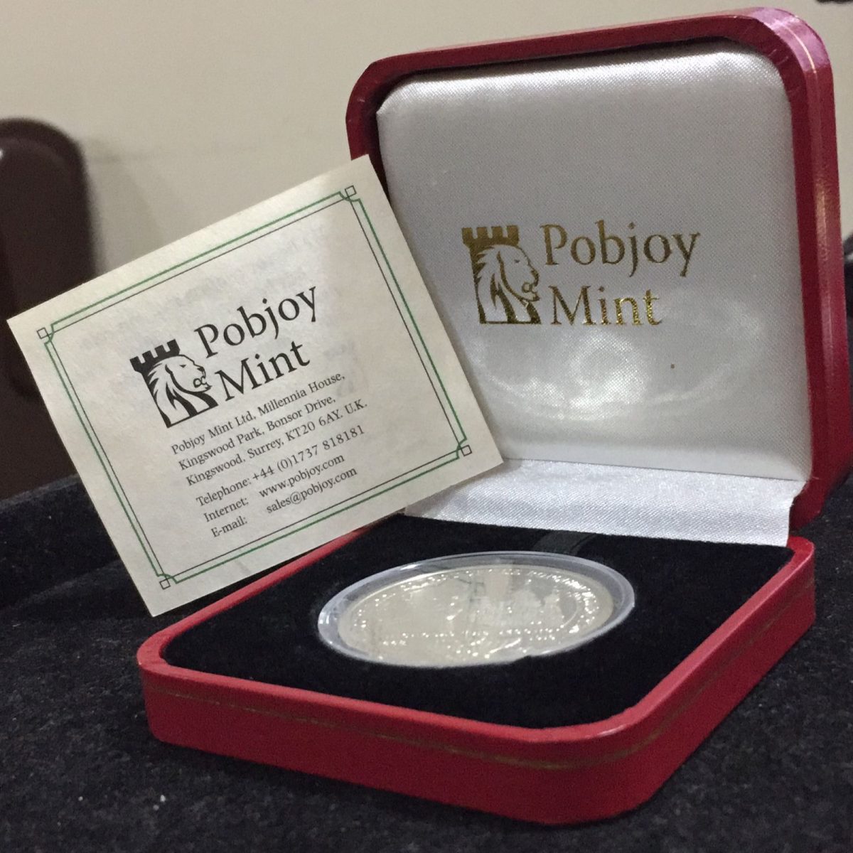 British Virgin Islands 1 Dollar 2013 - Elizabeth II Nicholas II Commemorative issue Proof Set Silver Pobjoy mInt Issue with Beautiful Box