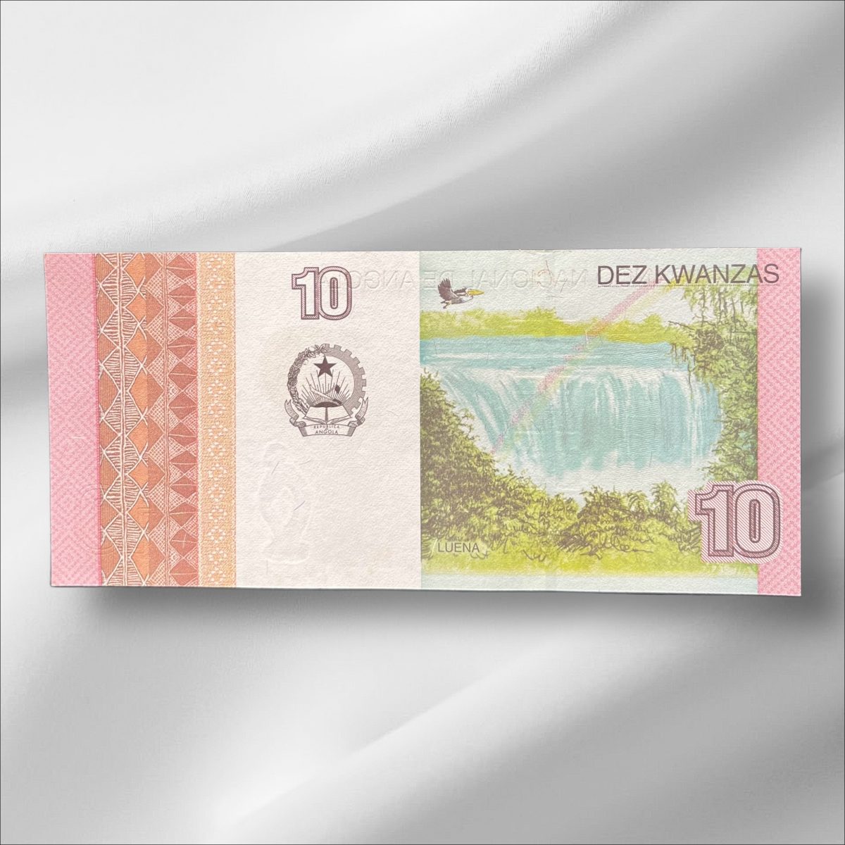 Angola 10 Kwanza UnC Bank note ending 786 Collectable Series Unique and Rare