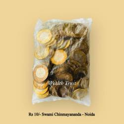 Rs 10 Swami Chinmayananda 100 Coin Rbi Seal Packet Noida Mint Republic India Commemorative Issue Unique and Rare