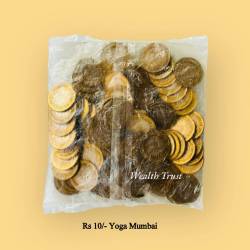 Rs 10 International Day of Yoga100 Coin RBI Seal Pouch Republic India Commemorative Issue Mumbai
