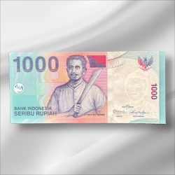 Indonesia 1000 Seribu Rupiah UnC Bank note ending 786 Collectable Series Unique and Rare