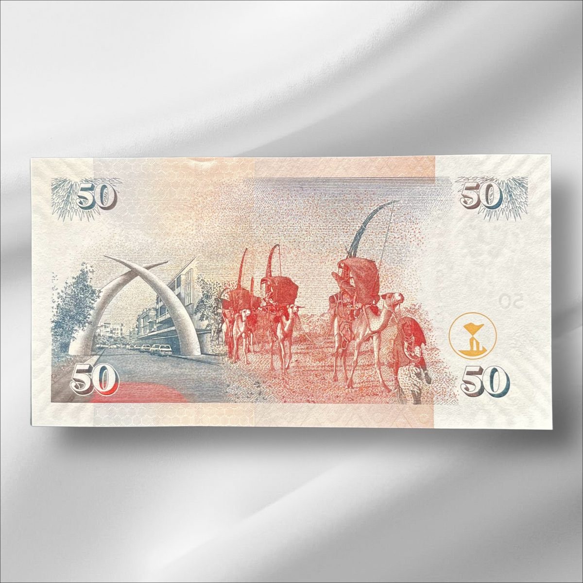 Kenya 50 Shillings GemUnC Bank note ending 786 Collectable Series Unique and Rare