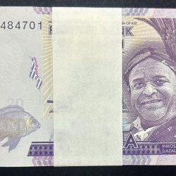 Malawi 20 kwacha serial packet 100 note with fancy number ending 786