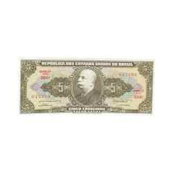 Brazil 5 Cruzeiros World Banknote Ending 786 Issue Very Unique and Rare