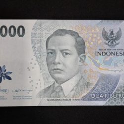 2000 Rupiah of Indonesia GEM UNC Condition Ending 786