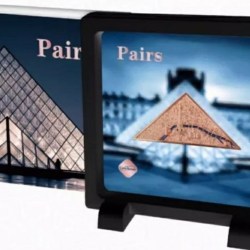 2024 Samoa - 20 cent World City Series 3: Paris -Louvre copper coin，Enamel