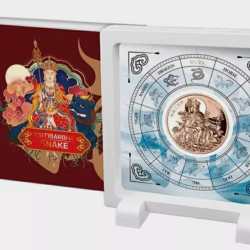 Samoa 2025 25Cents copper coin-The year of snake &King Ksitigarbha weight 45 gram beautiful proof set