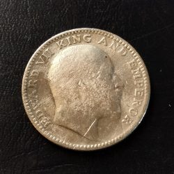British India Half rupees year 1910 Edward VII Condition as image Same and similar piece available