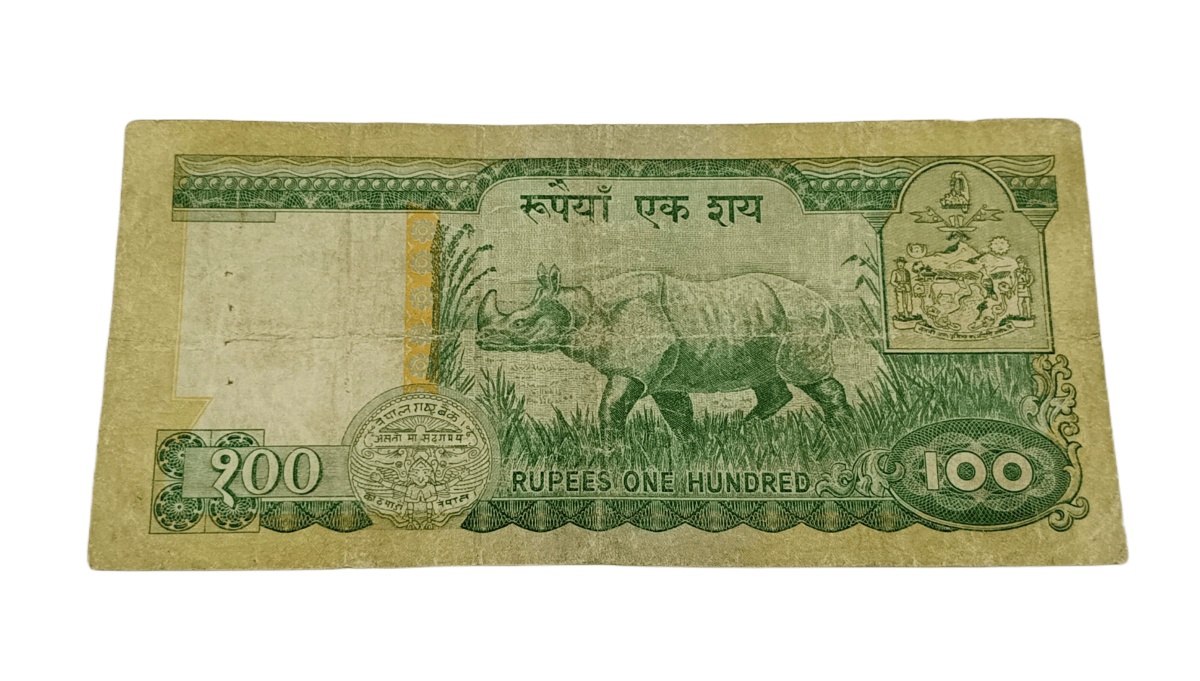 Nepal Old 100 Rupees Cape King Harishankar Tripathi **Scare** Collectable Grade.
