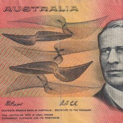 Australia 20 Dollars Very Rare Note #B-2