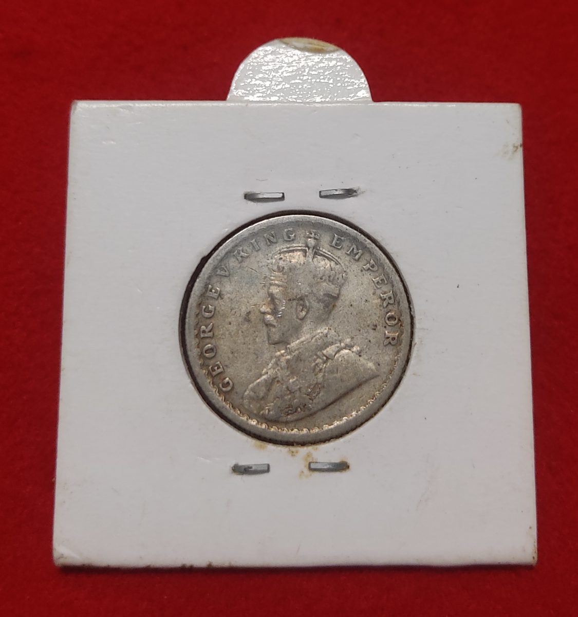 Half Rupee George V 1921 Calcutta Mint