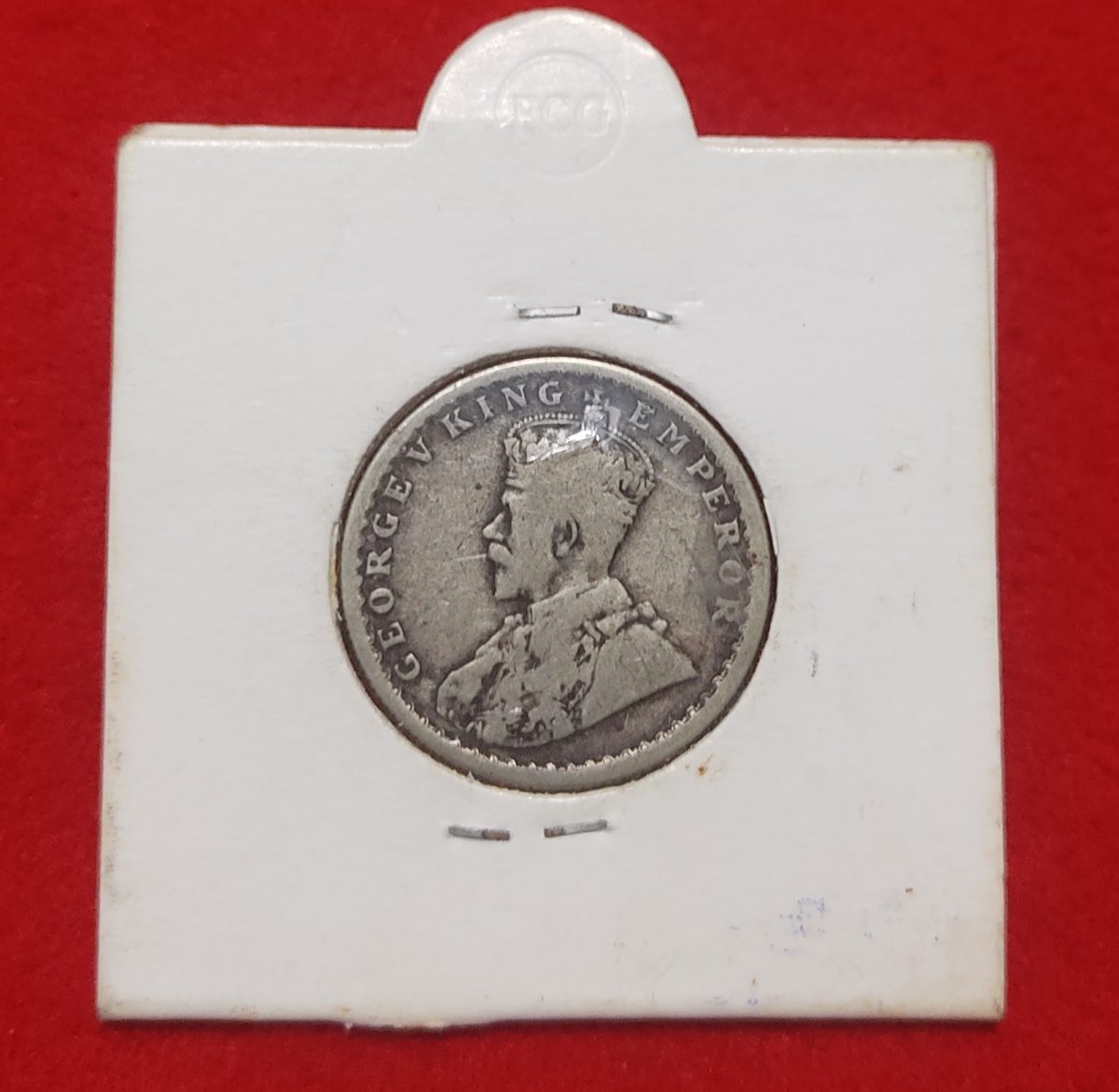 Half Rupee Silver George V 1926 Calcutta Mint