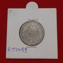 Half Rupee Silver Coin George V 1921