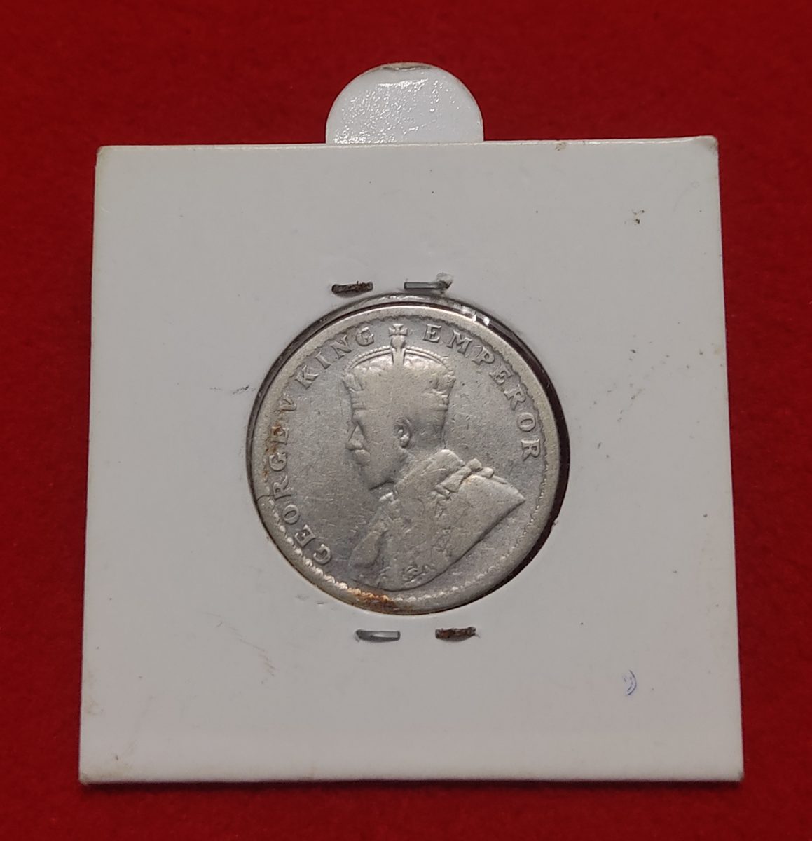 Half Rupee Silver Coin George V 1921