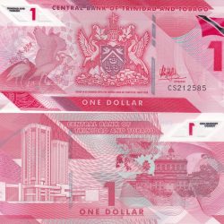 Trinidad and Tobago 1 Dollar Rare GEM UNC Polymer Note