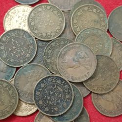 George V 1/12 Anna India 27 Pcs Given Mix Mints Mix Years British of India 01