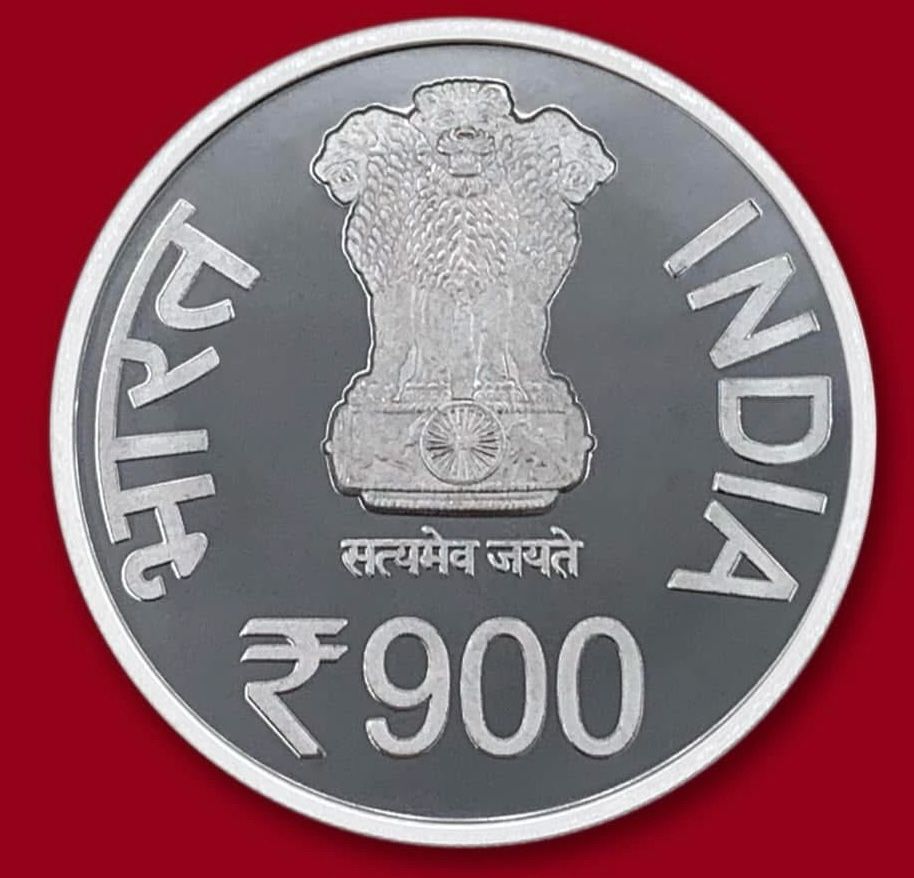 2900 Parshvanath jain bhagwan 900 Rupees proof coin wooden mint packing issue Extremely Rare set