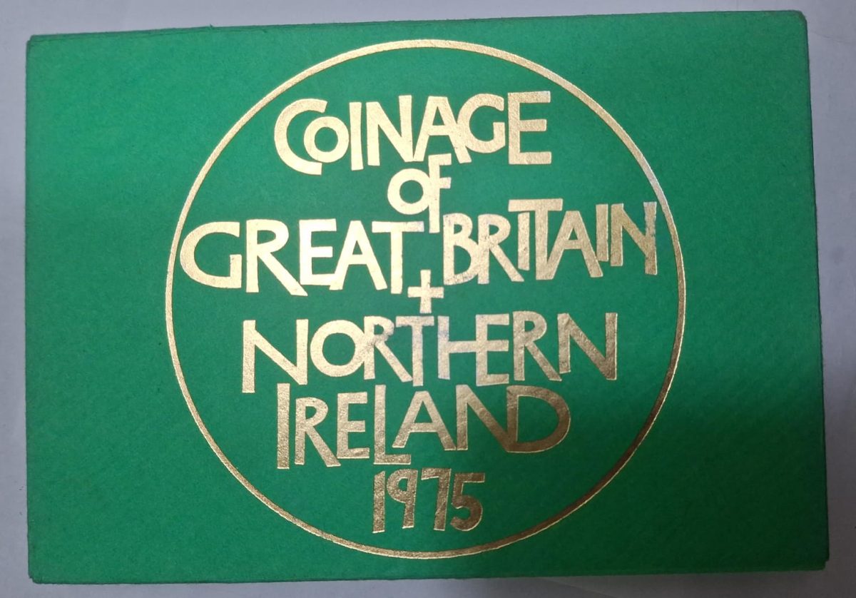 1975 Coinage of Great Britain & Northern Ireland Royal Mint Proof Coin Set