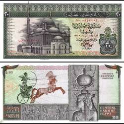Egypt 20 Pound 1970s Issue Issue Gem UNC Unique World Banknote Collection
