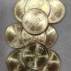 PCM Prasanta Chandra Mahalanobis 5 Ruppes Rare coin (10 pcs lott) Extermaly Rare gem unc 10 pcs lott Kolkata Mint 10 Pcs Given
