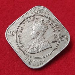 2 Annas George V 1936; Bombay Mint