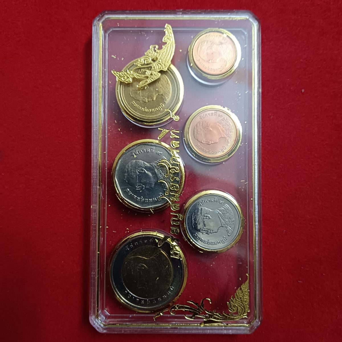 Rare Thailand Thai Baht Commemorative Proof Coins Set 6 Coins In set