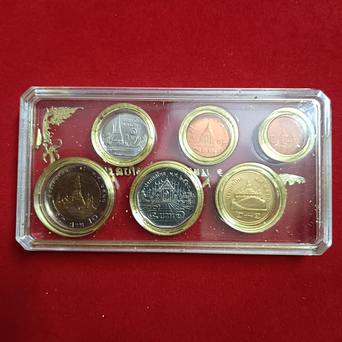 Rare Thailand Thai Baht Commemorative Proof Coins Set 6 Coins In set
