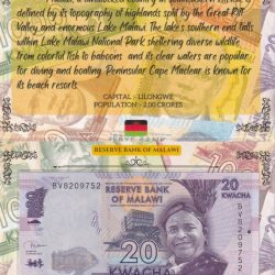 Malawi 20 Kwacha UNC Note with Beautiful Packing