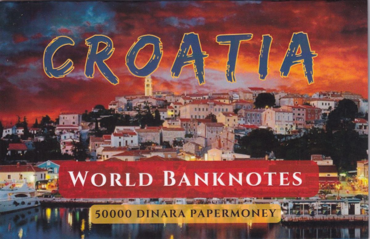 Croatia 50000 Dinara UNC Note with Beautiful Packing