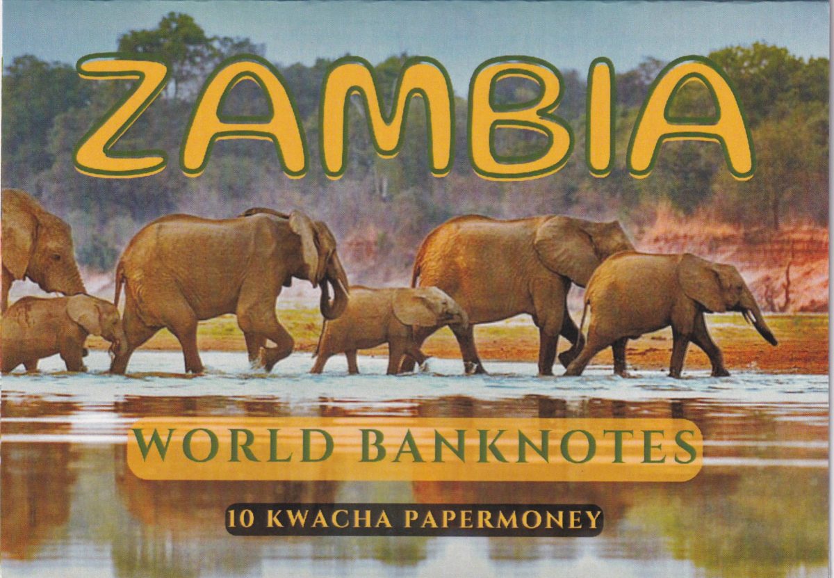 Zambia 10 Kwacha UNC Note with Beautiful Packing