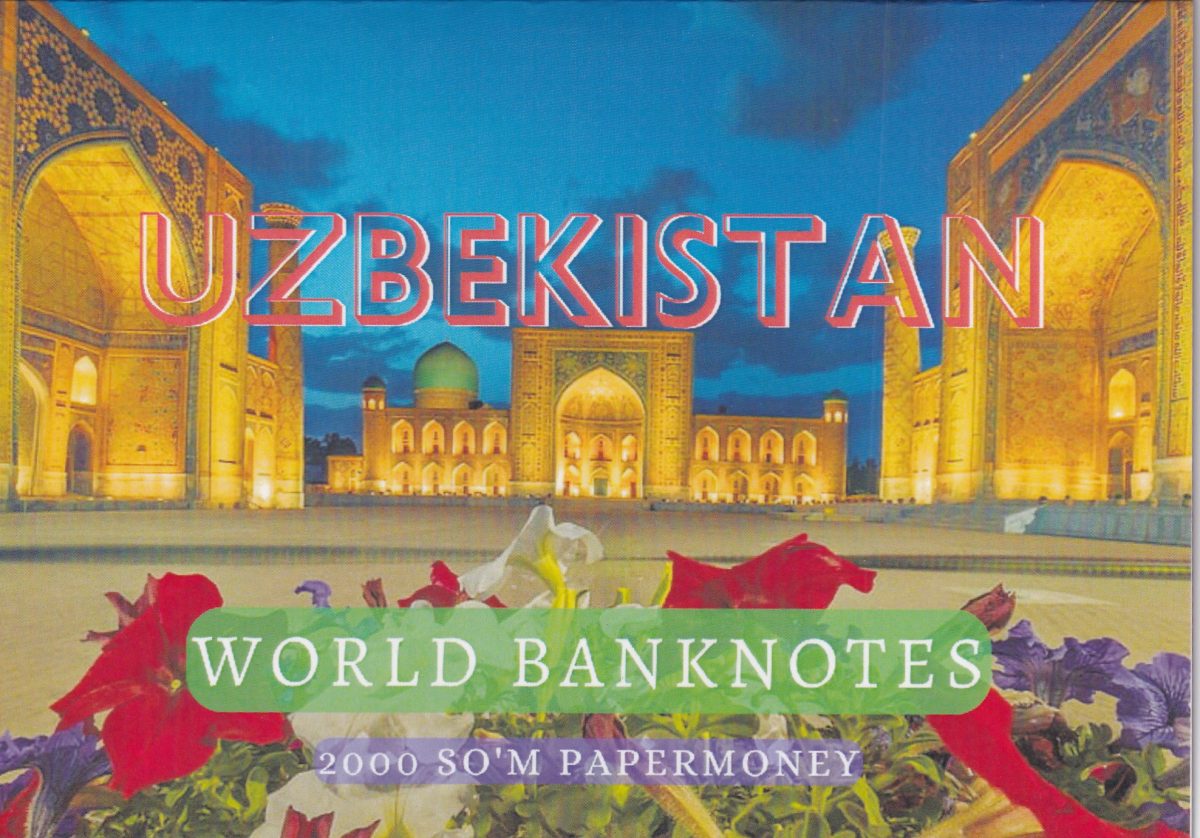 Uzbekistan 2000 SO'M UNC Note with Beautiful Packing