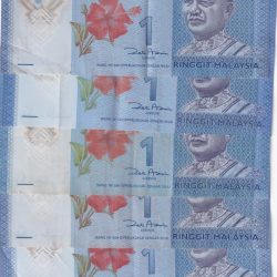 Malaysia 1 Ringgit MIX Condition , MIX Governor, ( 8 PCS Note LOTT)