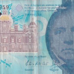 Scotland 5 Pounds Commemorative issue rare Polymer note#B-2