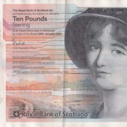10 Pounds Royal Bank Of Scotland rare Polymer note#B-2