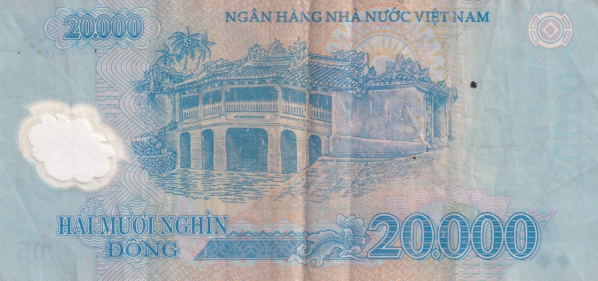 Vietnam 20 000 Đồng rare Polymer Note #B-2