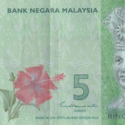 Malaysia 5 Ringgit Polymar Rare Note #B-2
