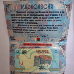 Madagascar 100 Ariyari UNC Note with Beautiful Packing