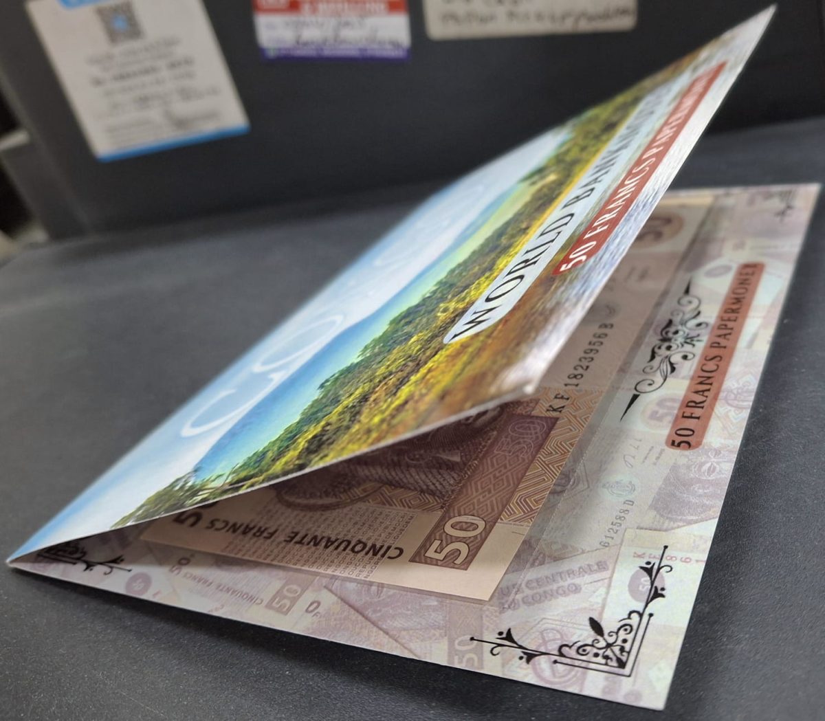 Congo 50 Francs UNC Note with Beautiful Packing