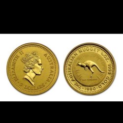 Australia Gold 5 Dollar (Nugget) 1989 Proof Ishu gold Weight 1,571 Perth mint Ishu pack
