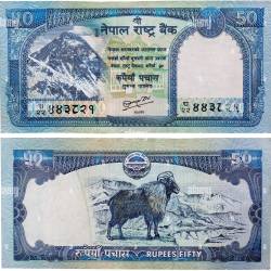 Nepal Rs 50 World Banknote Mount Everest and Himalayan Tahr 2012 Limited Issue Unique and Rare