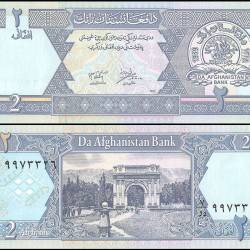 Afghanistan 2 Afghanis World Banknote 2002 P65 UNC Unique and Rare