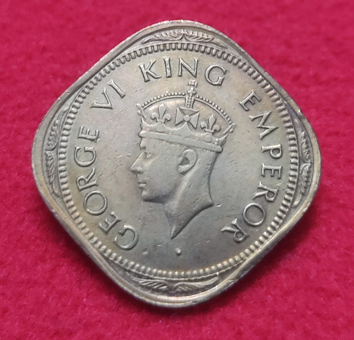 Two Annas George VI 1944 Bombay Mint