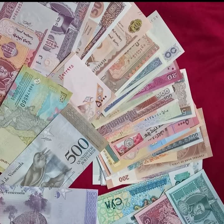 50 Different Foreign Bank Notes Gem Unc Condition World Notes Collection