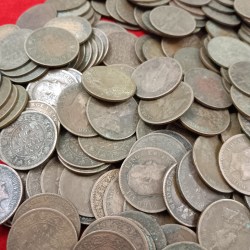 One Quarter Anna Mix George V vi or Edward Coins Mix Years Scare 50 Coins Given British of India