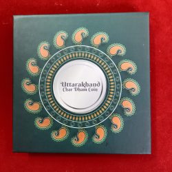 Uttrakhand Char Dham Token Set Issued Of Uttrakhand Ministry Aluminium Coin Set