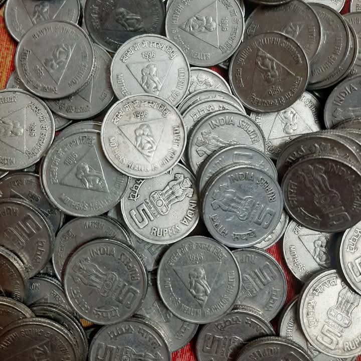 Five Rs Mothers Health is Child's Health 1996 Year Mix Mint Hyderabad or Bombay 100 Pcs Given