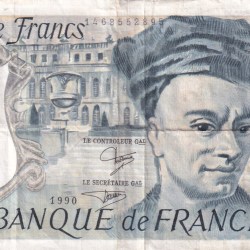 France 50 Francs rare lowest price note #b-2
