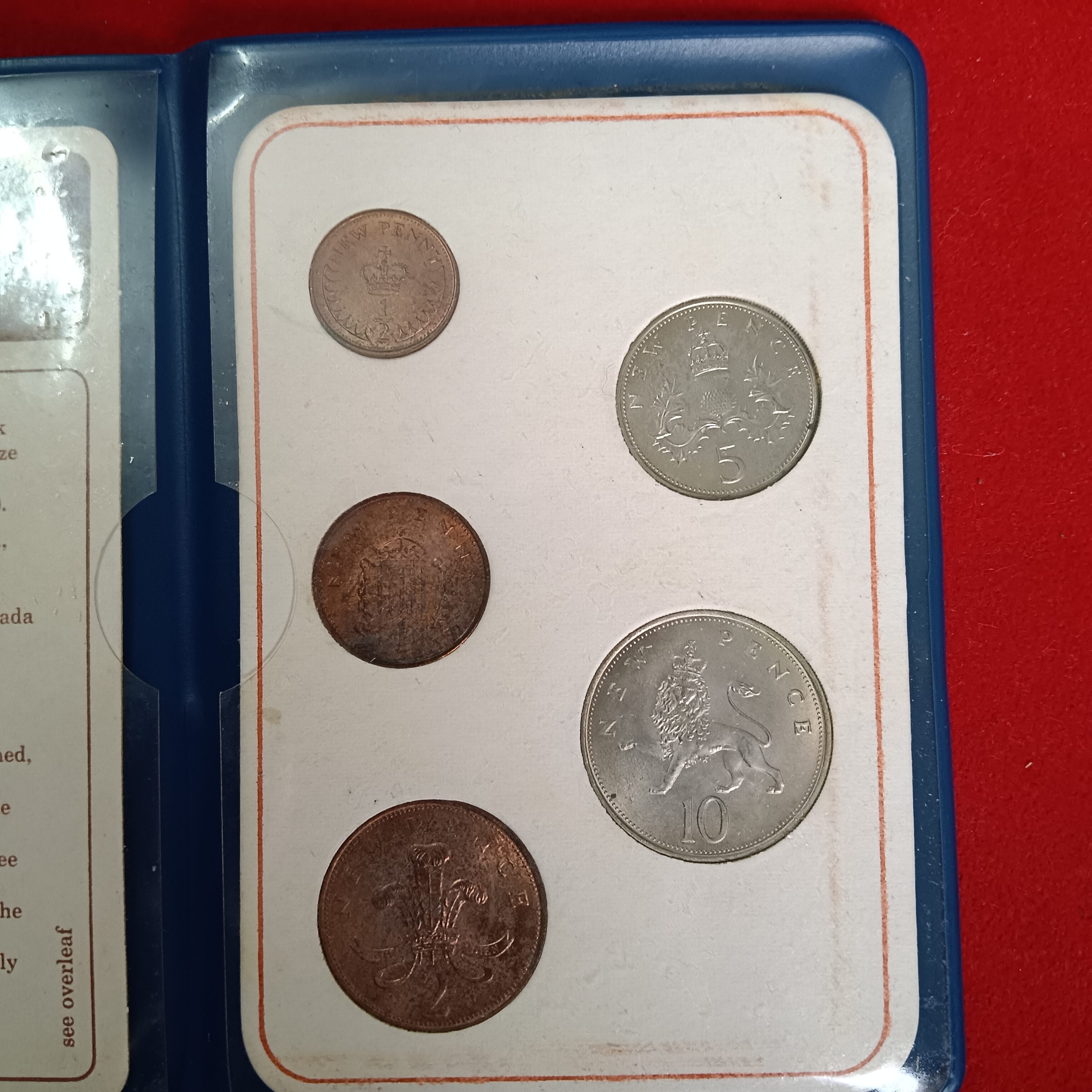 Extremely Rare Britain's First Decimal Coins 15 Th February 1971 Year Set The Royal Mint England