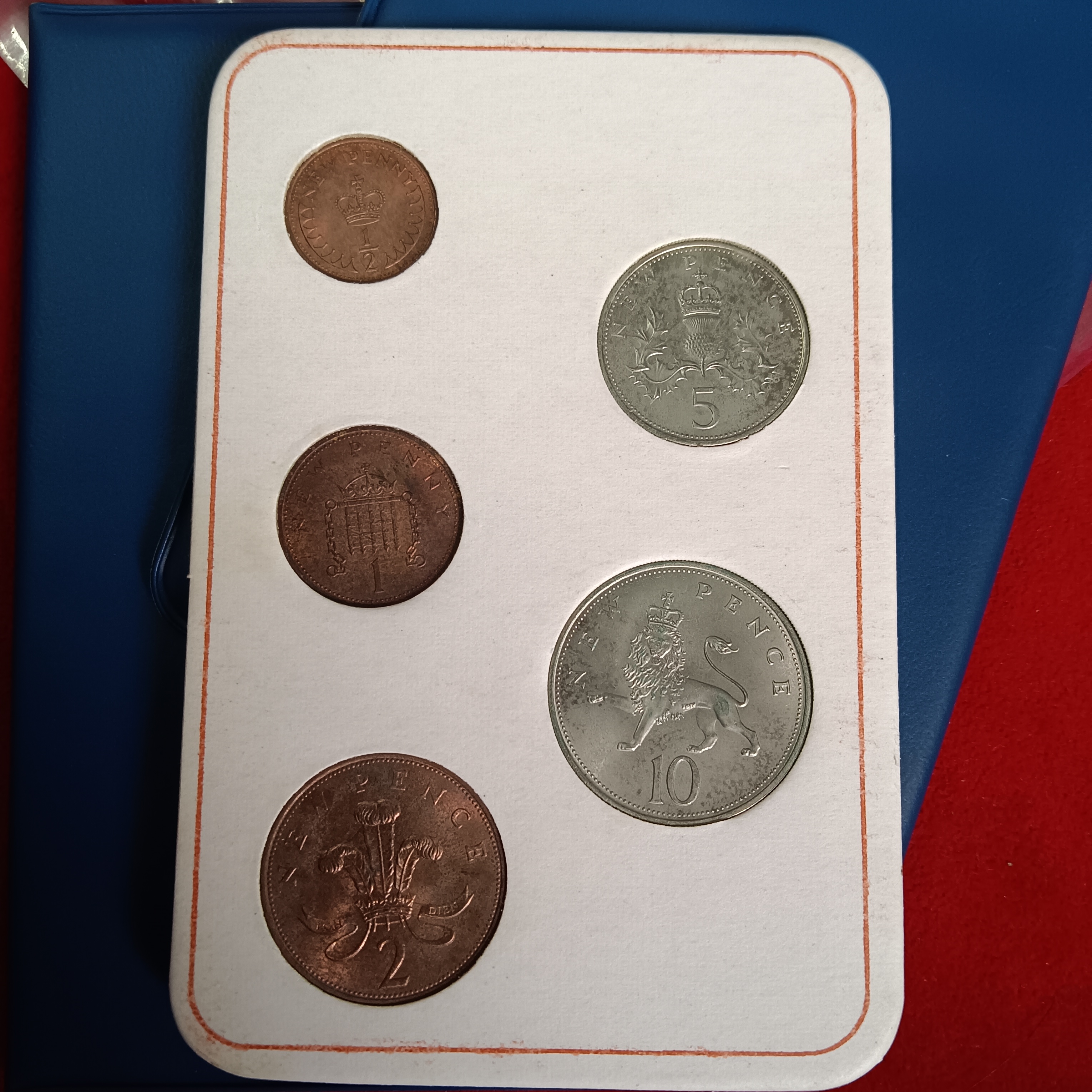 Extremely Rare Britain's First Decimal Coins 15 Th February 1971 Year Set The Royal Mint England